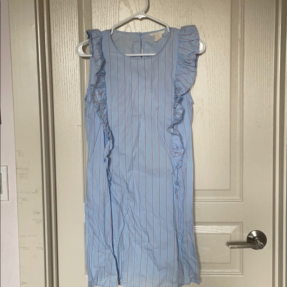 Blue casual dress